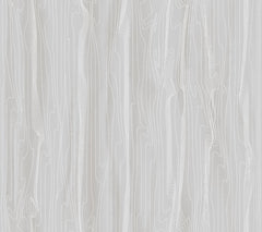 Candice Olson Fantasy Faux Bois Wallpaper in light gray with a white line drawing of a vertical wood grain pattern.