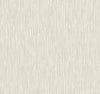 Ronald Redding Feather Fletch Wallpaper featuring a repeating vertical pattern of stylized, cream-colored feathers on a light beige background.