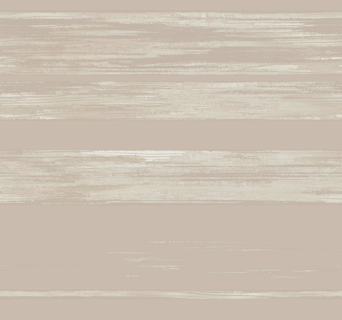 Ronald Redding Horizontal Dry Brush Wallpaper featuring horizontal bands of dry-brush paint strokes in shades of beige and cream.