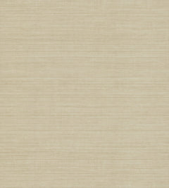 Ronald Redding Silk Elegance Wallpaper in solid beige with a subtle horizontal ribbed texture.