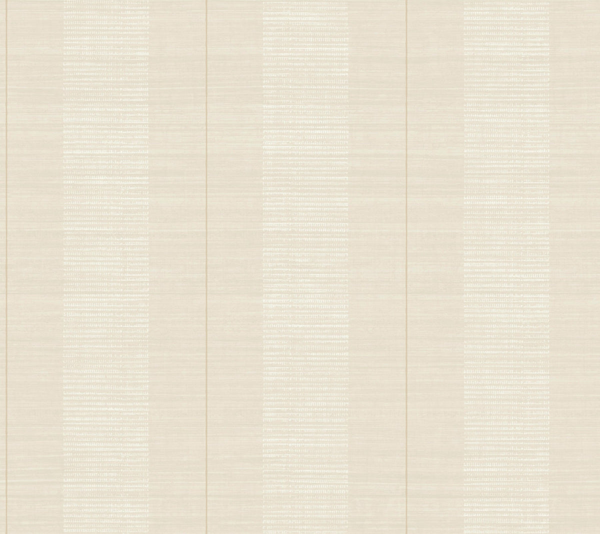 Colbert Stripe Textured Wallpaper features a light beige color with vertical stripes in varying textures and subtle woven patterns, offering a soft and minimalist design.