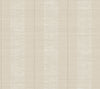 Colbert Stripe Textured Wallpaper features a beige background with alternating vertical stripes—some solid, others showcasing a textured, woven pattern—for a subtle and neutral look.