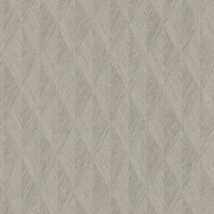Magnolia Home Challenger Wallpaper featuring a repeating diamond pattern formed by beige-toned, hatched lines.