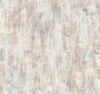 Discover the Concrete Patina Wallpaper by York Wallcoverings—a textured abstract background featuring soft pastel shades of light blue, pink, beige, and white that blend seamlessly in a brushed, weathered pattern.