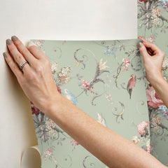 PSW1361RL-peel-and-stick-wallpaper-stick-application-step