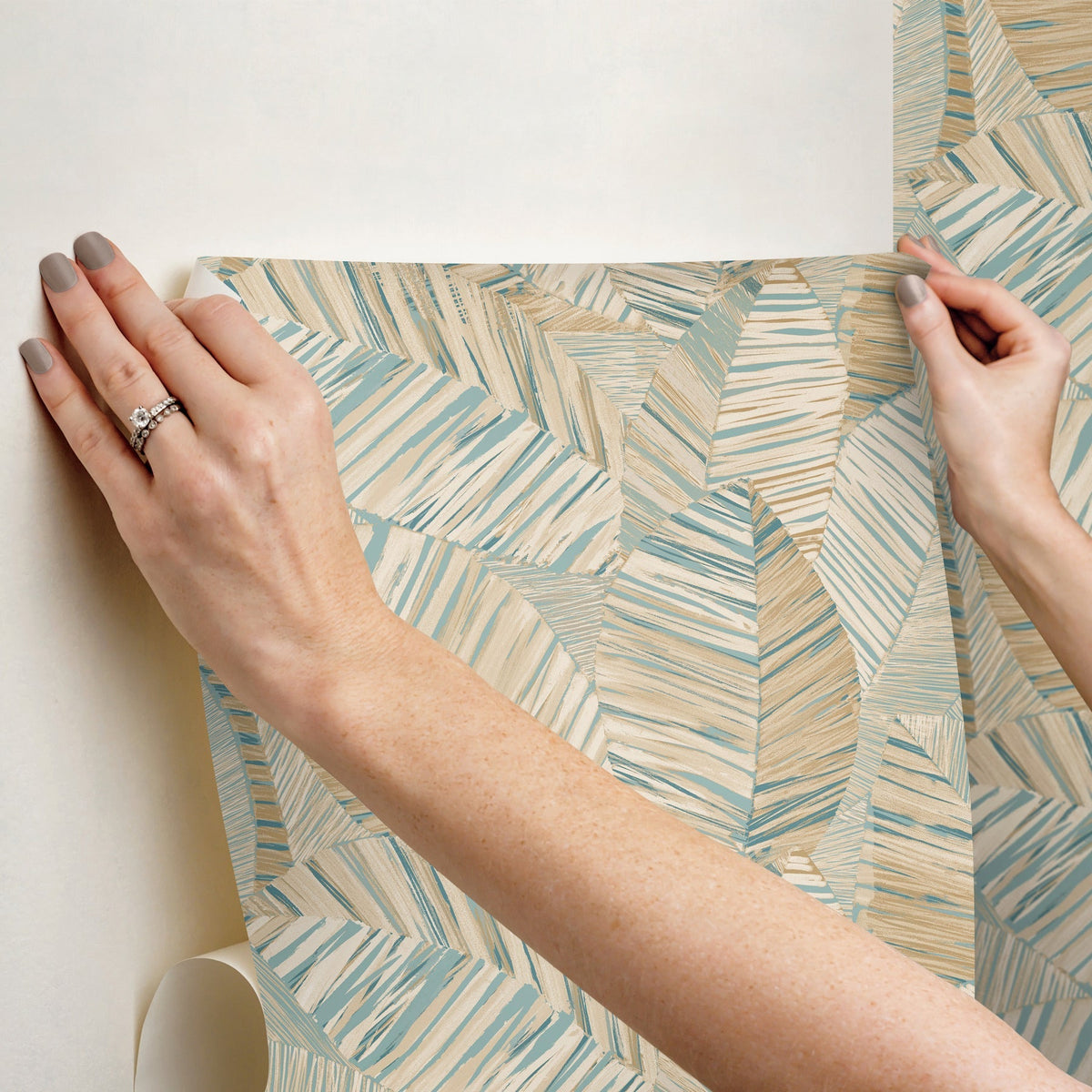 PSW1706RL-peel-and-stick-wallpaper-stick-application-step