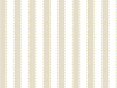 Tilford Awning Stripe Wallpaper by York Wallcoverings features vertical beige and white stripes accented with slender lines of small beige floral motifs, creating a delicate and classic pattern.