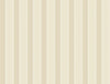 The Tilford Awning Stripe Wallpaper by York Wallcoverings features alternating vertical stripes in light and darker beige shades, with delicate white floral patterns accenting the lighter stripes.
