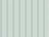 Featuring vertical stripes in soft pastel hues of pale blue and gray, accented by thin, lighter stripes adorned with a delicate repeating floral motif, the Tilford Awning Stripe Wallpaper from York Wallcoverings offers a subtle vintage wallpaper aesthetic.